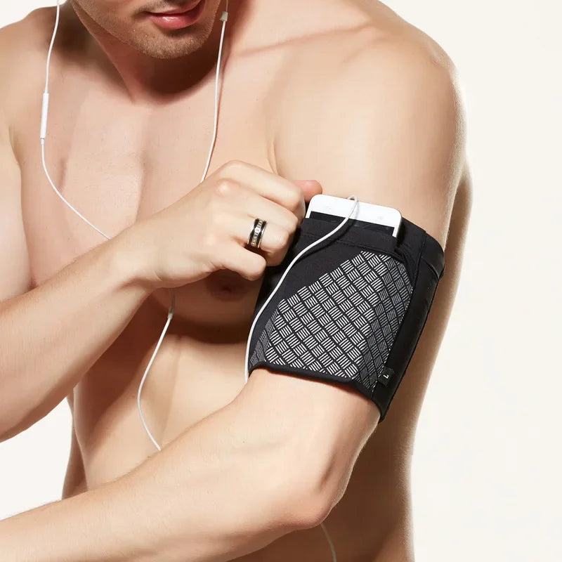 Running Arm Bag | Breathable Phone Holder for Phones up to 6.5" | Unisex Sport Armband