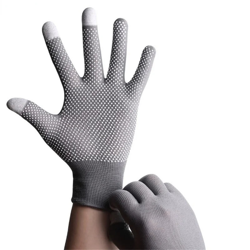 Winter Running Accessories: Unisex, Thin Breathable, Anti-Slip GEL Touch Screen Gloves For Running / Rungear