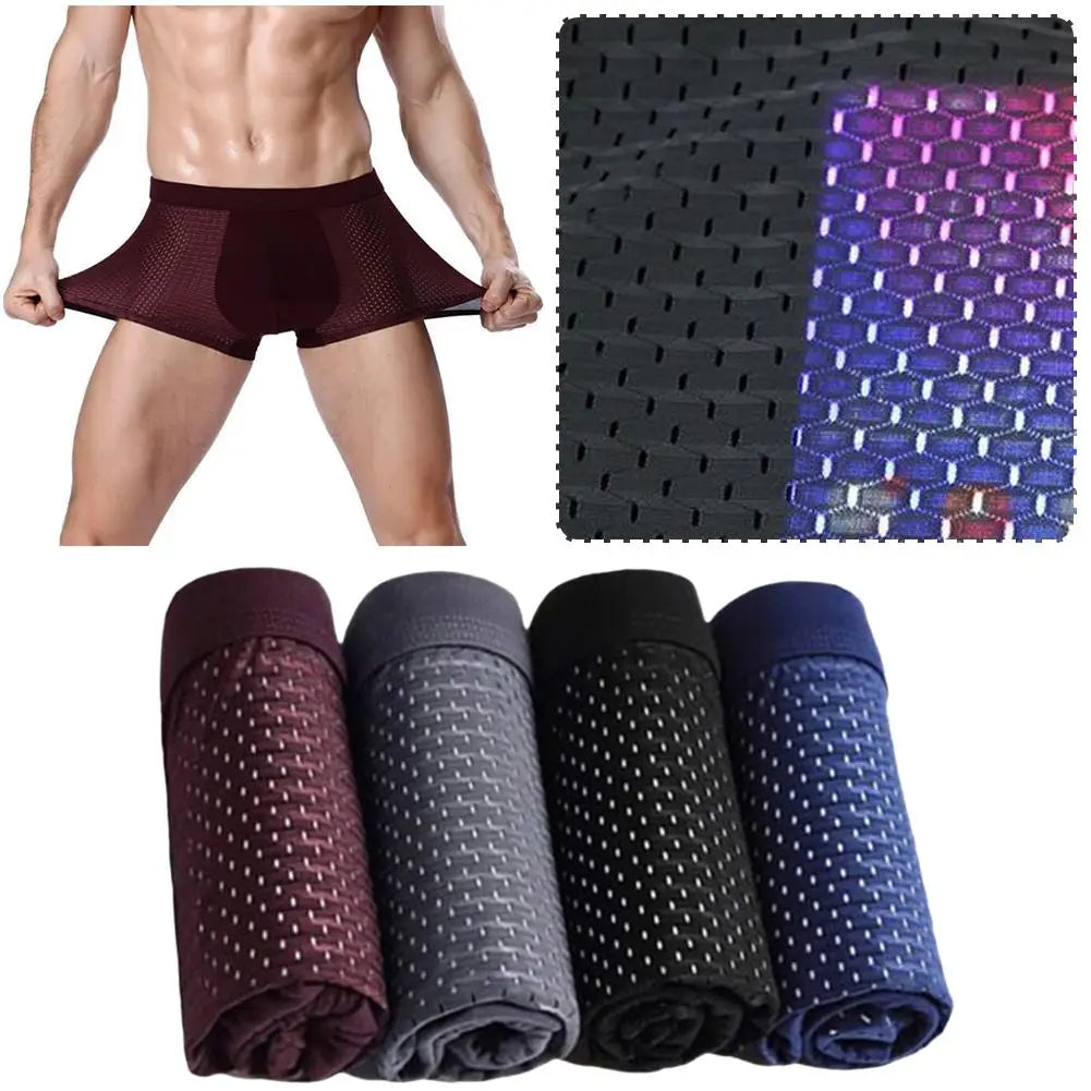 Men's Bamboo Apparel: Slim, Breathable Bamboo, Boxer Shorts Underwear N7H0 / Rungear