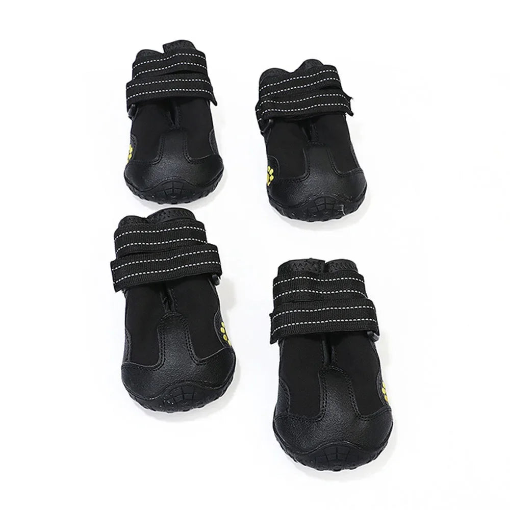 Waterproof Anti-Slip Rubber Dog Boots | Silica Gel Paw Protector Booties for Hot Pavement, Snow & Rain | RUNGEAR