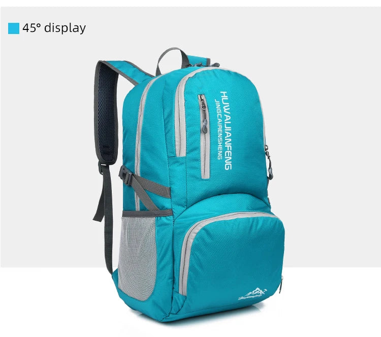 Trail Gear Accessories: 28L Packable, Foldable, Ultra Light, Outdoor Hiking Backpack / Rungear