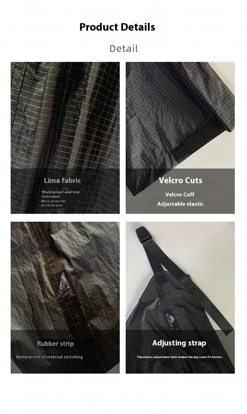 Trail Gear Apparel: 3F UL GEAR Outdoor Adjustable, Tear Resistant, Waterproof Leg Covers / Rungear