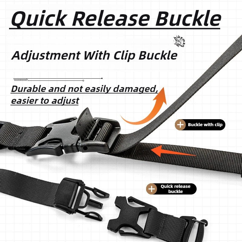HIKEMAN Adjustable Outdoor Luggage Straps Camping Travel Gear Buckle Fastening Packing Belt for Hiking Accessories