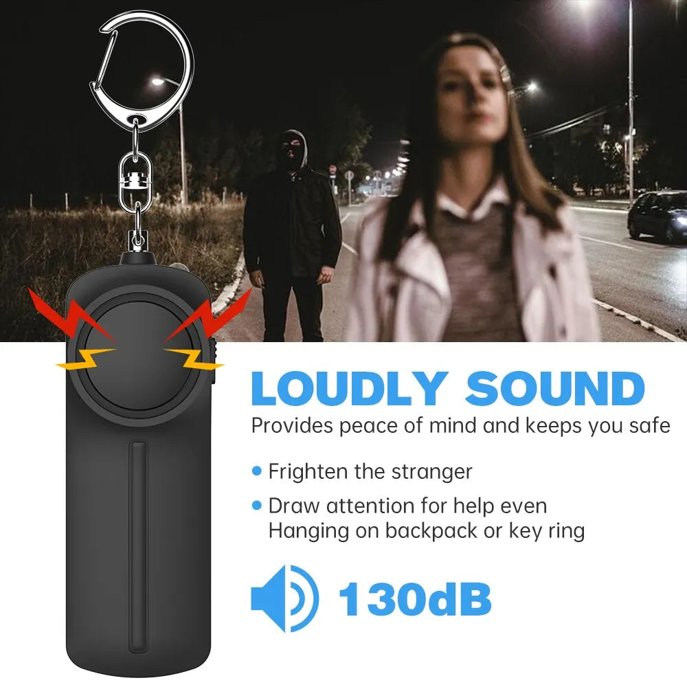 ARIZA AF9400 Personal Safety Alarm — 130dB Loud Keychain for Runners & Solo Athletes