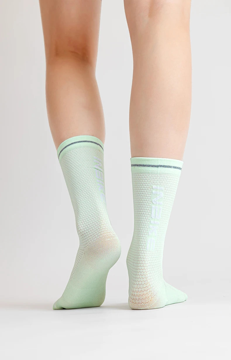 INBIKE Women's Toe-Separated Compression Running Socks | Moisture-Wicking Sport Socks for Running & Hiking
