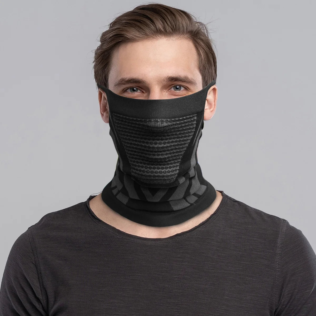 Ear-Loop Half-Face Neck Gaiter | Breathable Mesh, Windproof | RUNGEAR