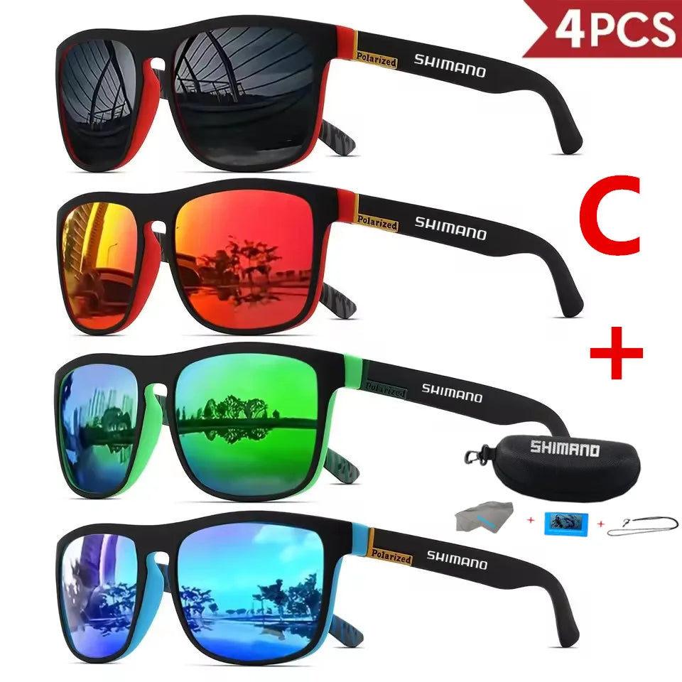 Classic Square UV400 Polarised Sports Sunglasses | Unisex | Cycling, Fishing, Driving & Outdoor