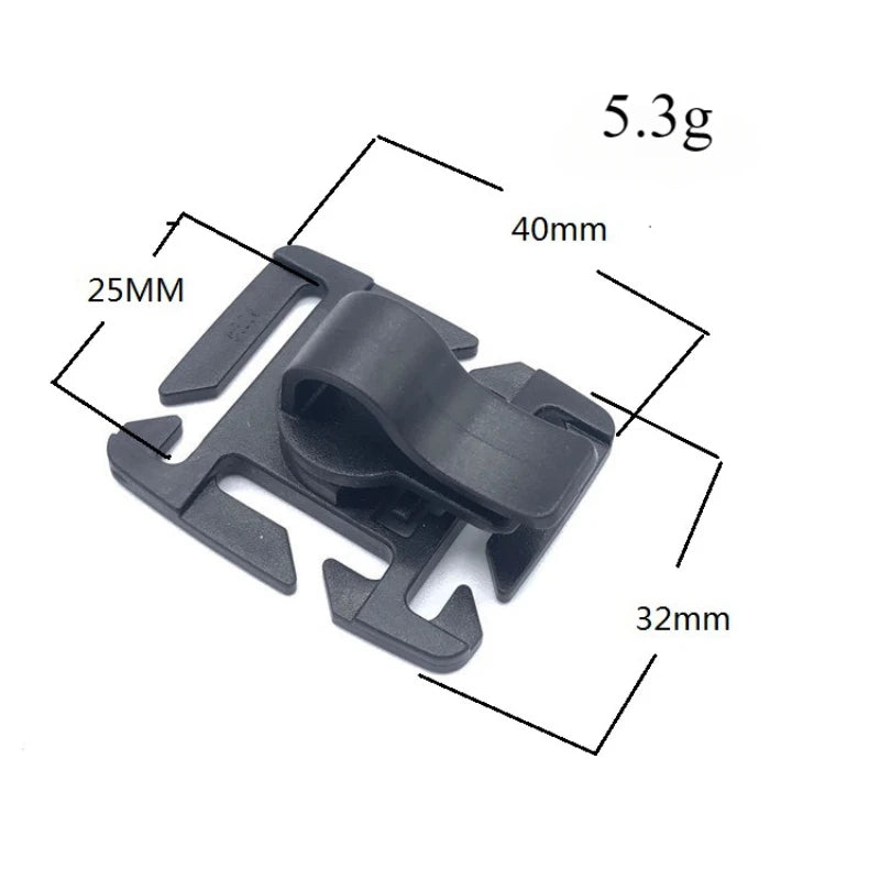 Hydration Pack Drink Tube Clips – 6-Pack Hose Holder for Running & Hiking Backpacks