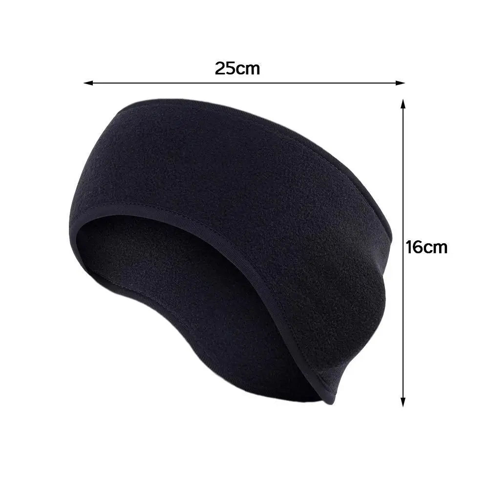 Unisex Fleece Ear Warmer Headband | Thin & Lightweight | Running & Winter Sports