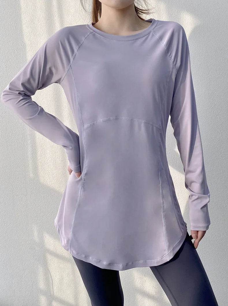 Women's Running Apparel: Long Sleeved, Fitness, Workout Top / Rungear