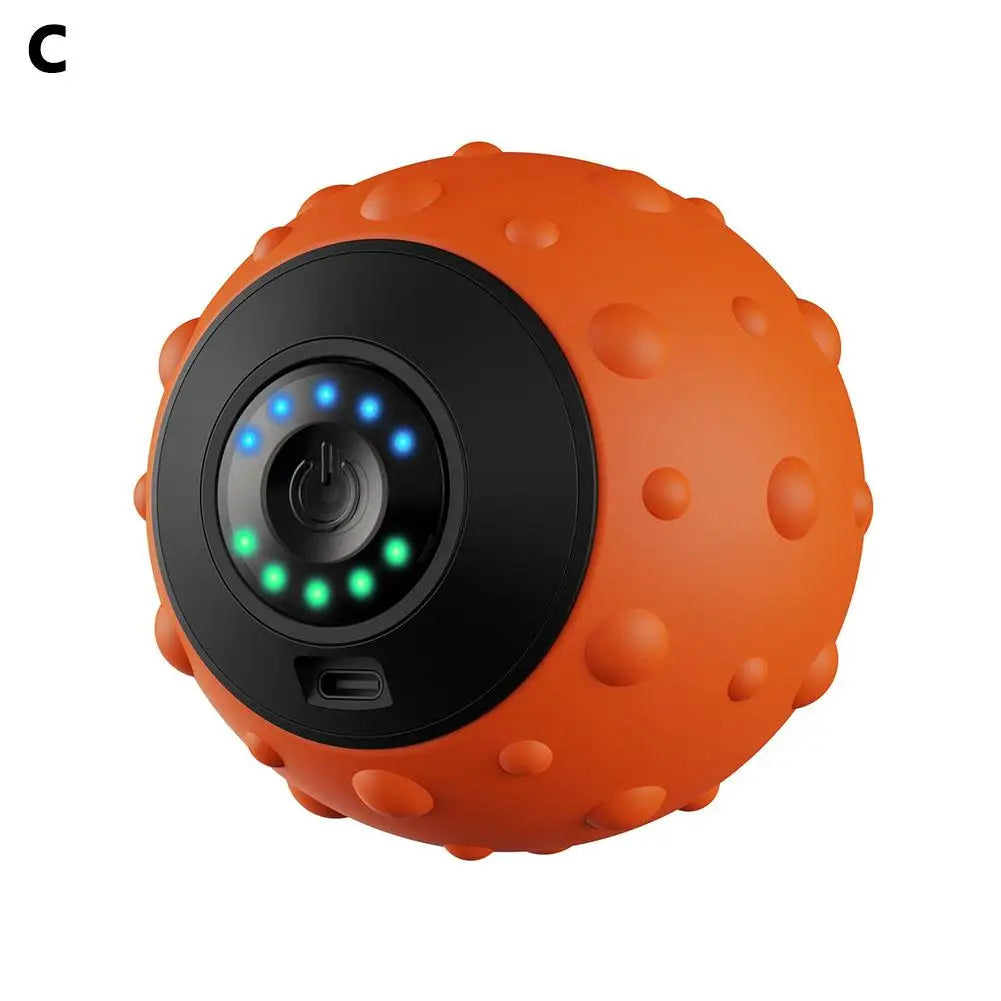 Vibrating Fascia Ball Massager – Electric Muscle Relaxation & Deep Tissue Recovery for Yoga, Fitness & Body Care