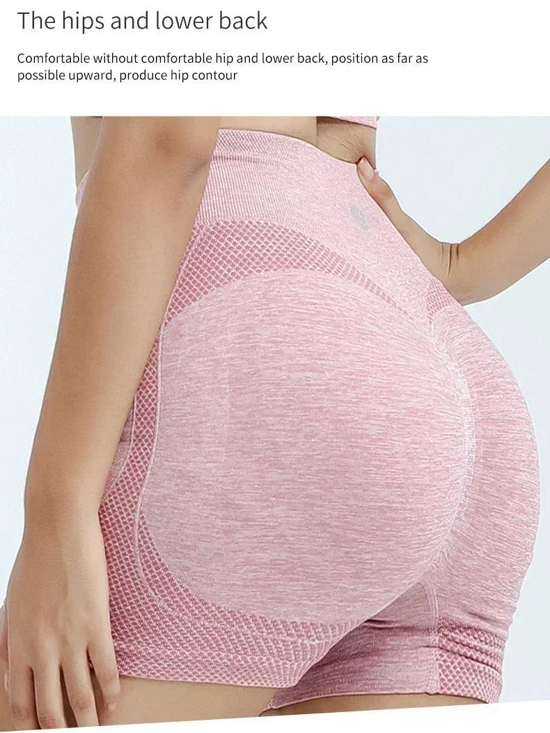 Women's Quick-Dry Sets: Seamless Shorts and Sports Bra Workout Sets for Fitness, Running, Workouts / Rungear