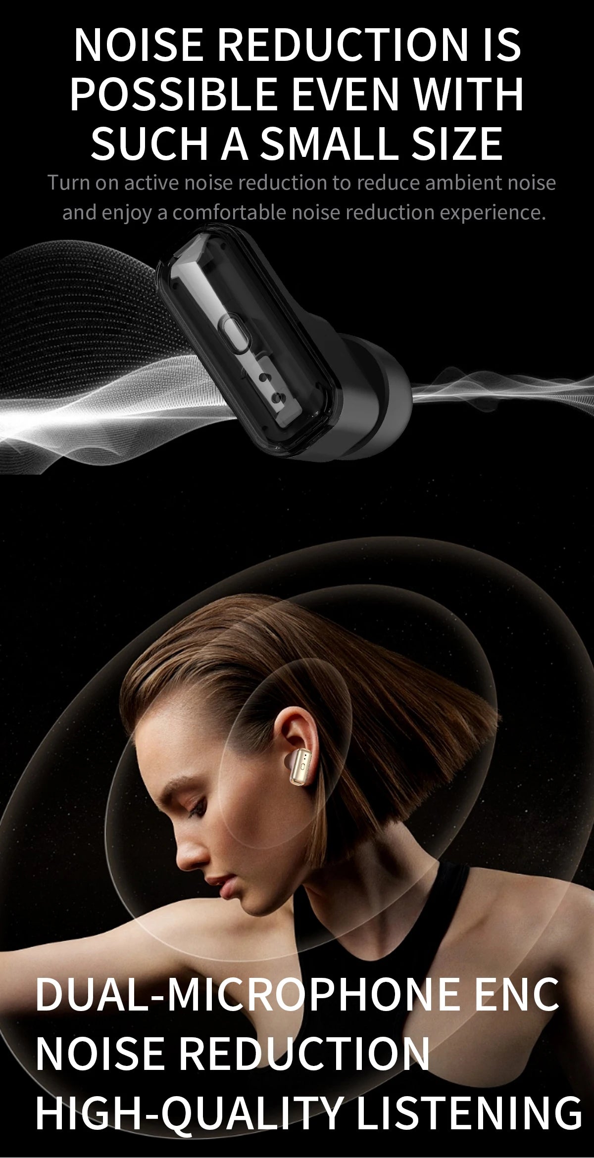 Running Tech Gear: New TWS 2-in-1 Bluetooth Smart Watch With Earphones HIFI 9D For Android iOS / Rungear