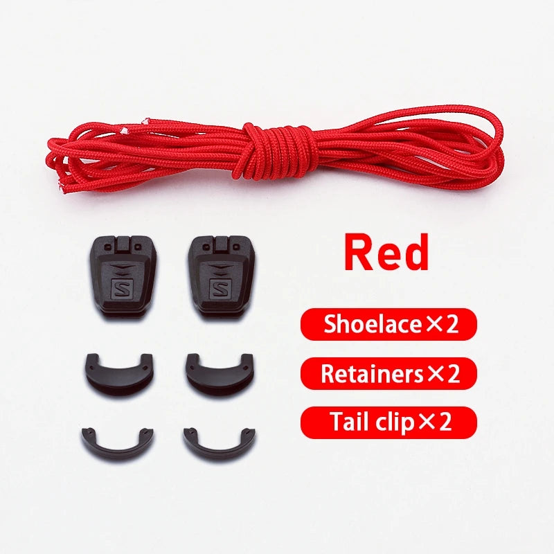 Round No-Tie Elastic Shoelaces | Adjustable Fit | 10 Colours | Running & Sport