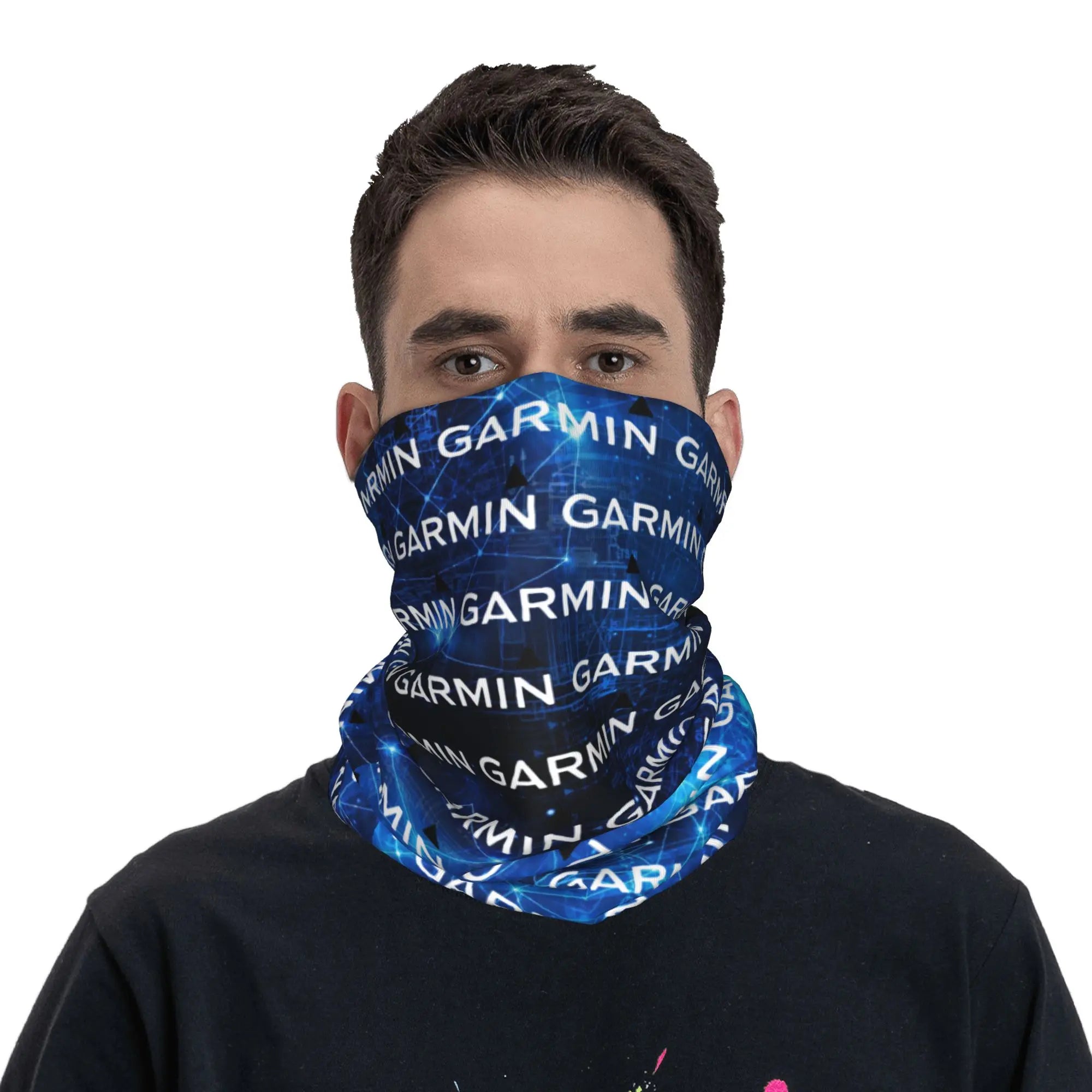 Winter Accessories Gear: Unisex, Windproof, Custom G-GARMIN-S Neck Gaiter Technology Oriented Design / Rungear