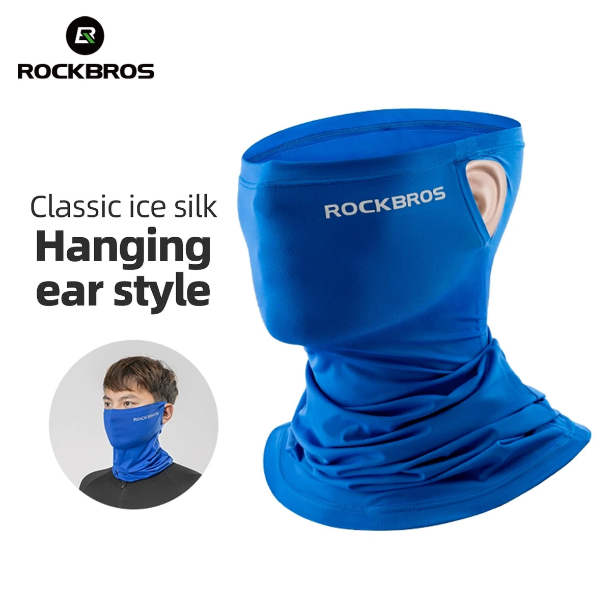 Ice Silk Neck Gaiter | UV400 Cooling Face Mask for Running & Outdoor Sports | RUNGEAR