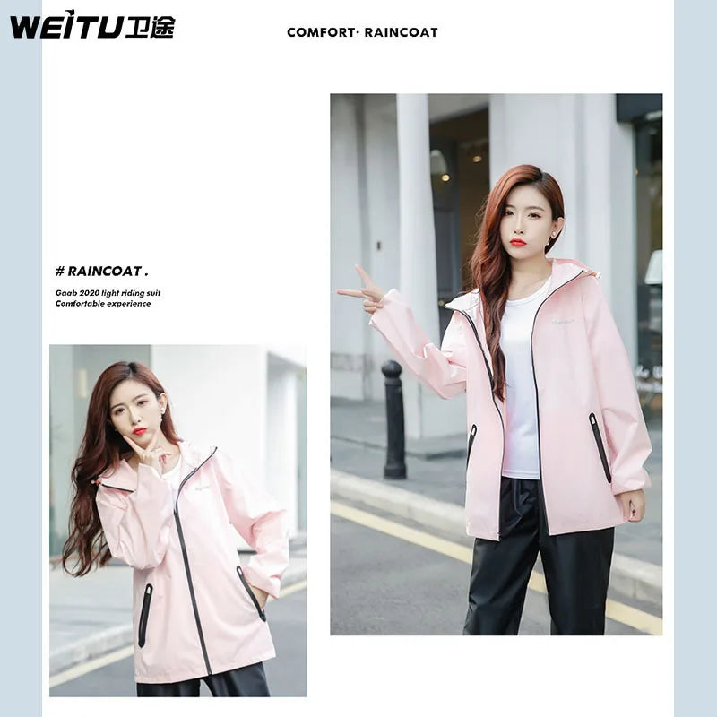 Running Jackets Apparel: (M-3XL) Unisex, Waterproof Jacket And Pants Set / Rungear