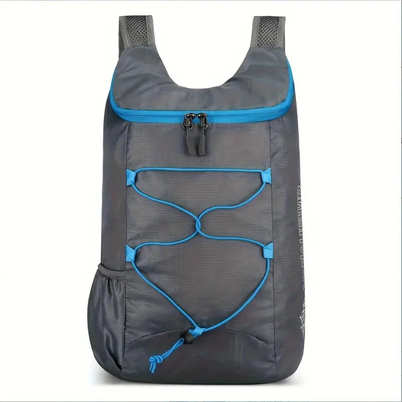 Trail Accessories Gear: Lightweight, Folding, Waterproof Storage Travel Backpack, Solid Colour, Large Capacity / Rungear
