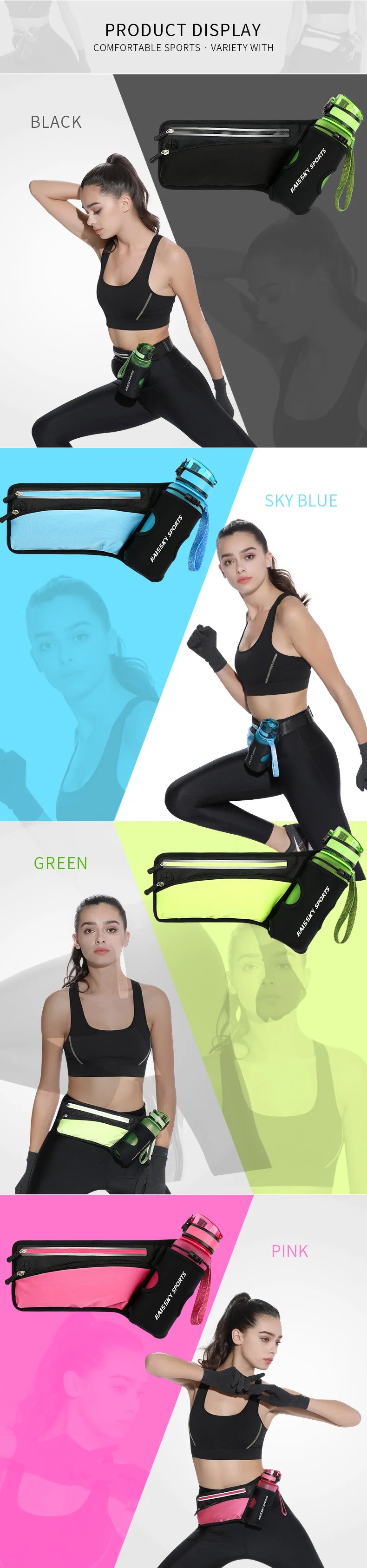 Running Waist Bag with Phone Holder – Lightweight Sports Fanny Pack for iPhone & Android | RUNGEAR
