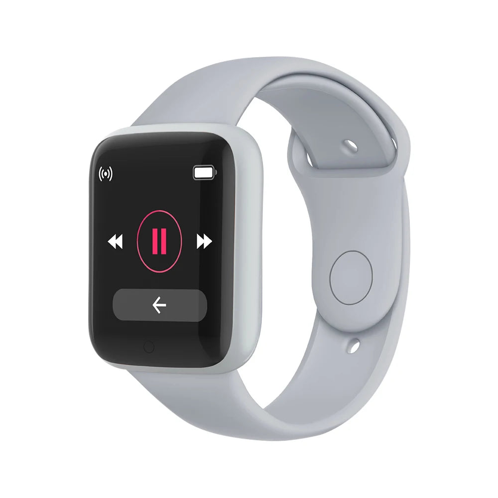 Rungear Tech Accessories: Unisex Bluetooth Smart Watch For Networked Phone, Controls Music, Health Monitor, Clock Y68 / Rungear