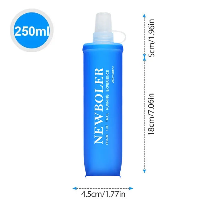 Collapsible Silicone Water Bottle — BPA Free | 150ml to 750ml | Running, Hiking & Travel