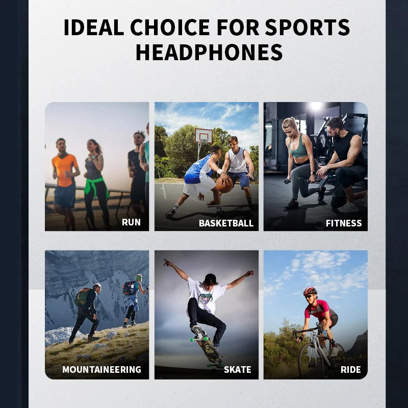 XIAOMI Mijia Real Bone Conduction Sport Headphone – Wireless Bluetooth Headset with Mic for Running