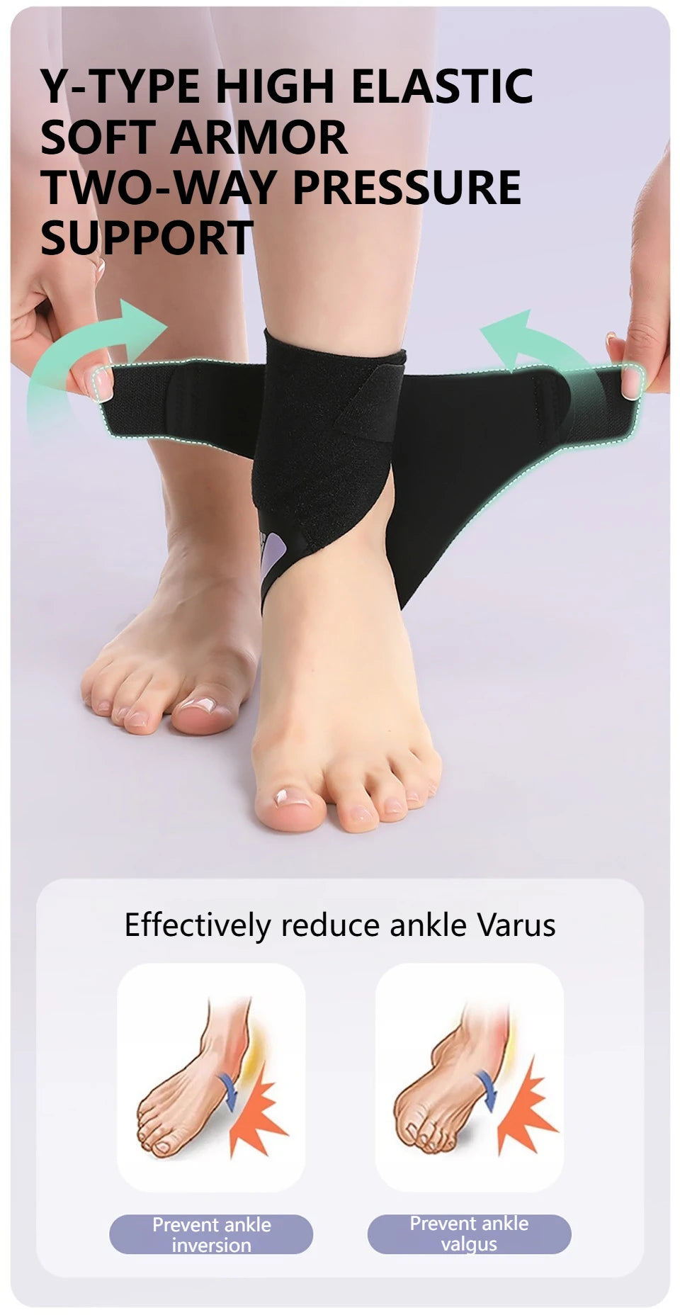 Structured Ankle Protector | Hex Grip Panel, Anti-Twist Support | RUNGEAR