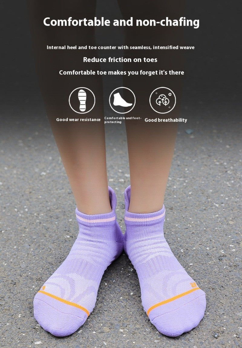 Running Apparel: Unisex, Thickened, Quick-Dry, Marathon Running Towel Bottom Sports Socks / Rungear