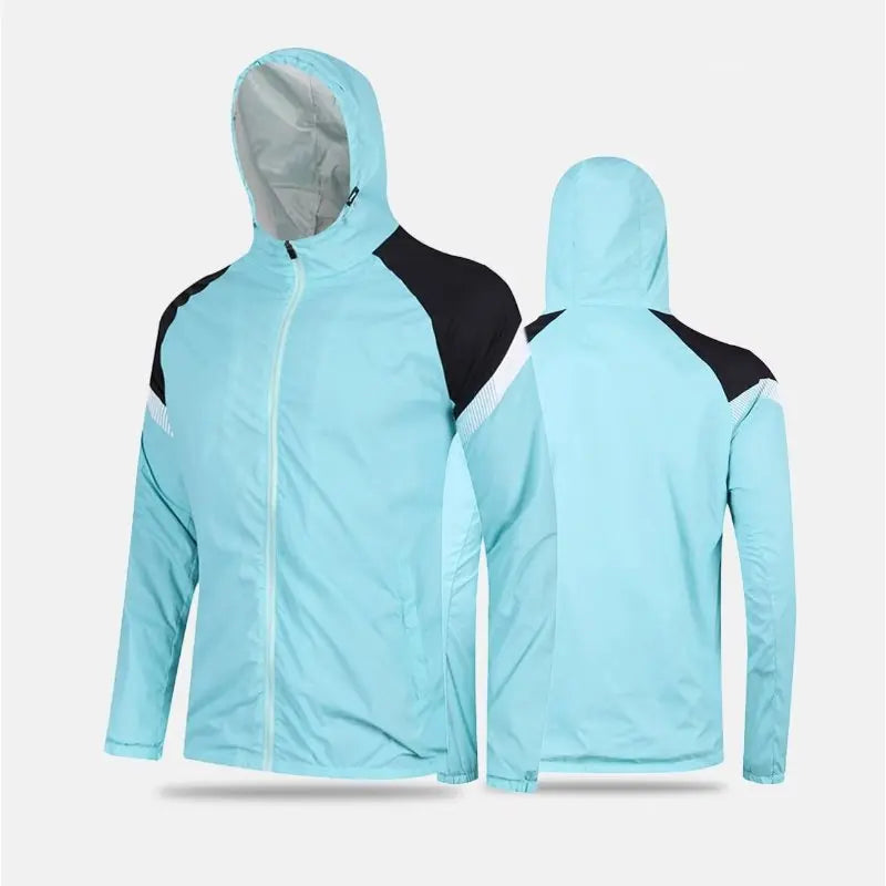 Men's Running And Hiking Gear: Waterproof, Hooded Training Jacket / Rungear