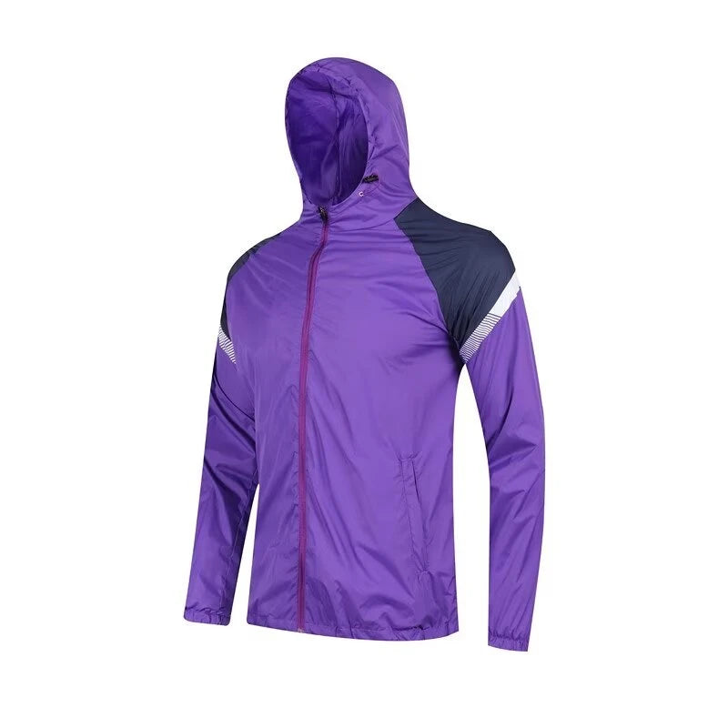 Men's Running And Hiking Gear: Waterproof, Hooded Training Jacket / Rungear