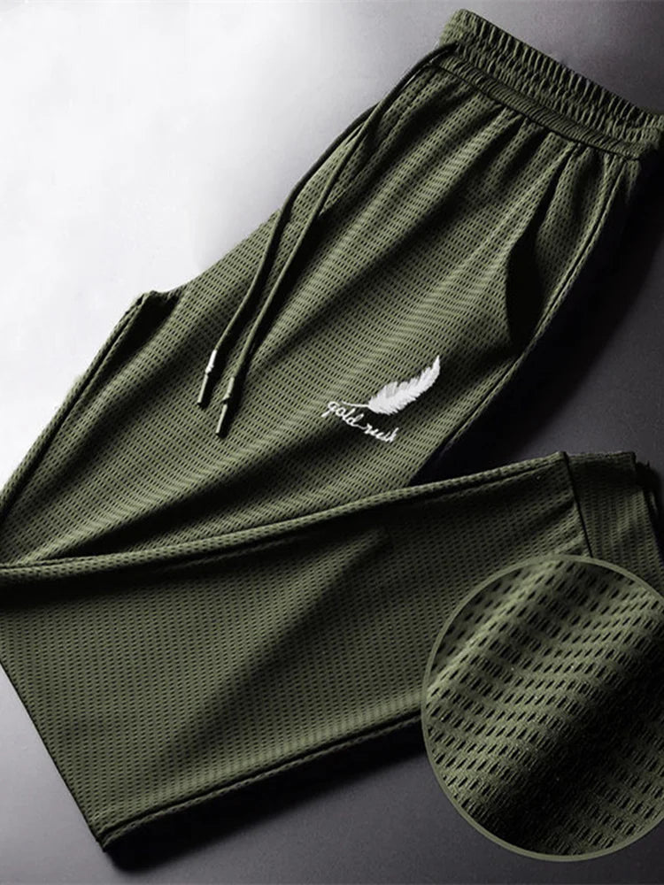 Men's Running Apparel: Plus-Size, Quick-Dry, Lightweight, Breathable, Hiking Jogging Running Athletic Pants / Rungear