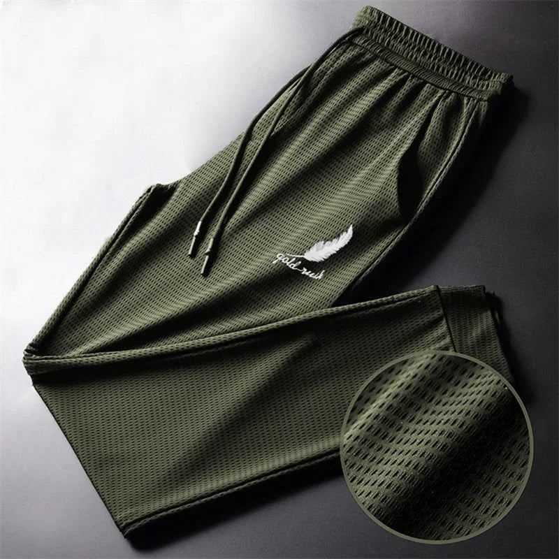 Men's Running Apparel: Plus-Size, Quick-Dry, Lightweight, Breathable, Hiking Jogging Running Athletic Pants / Rungear