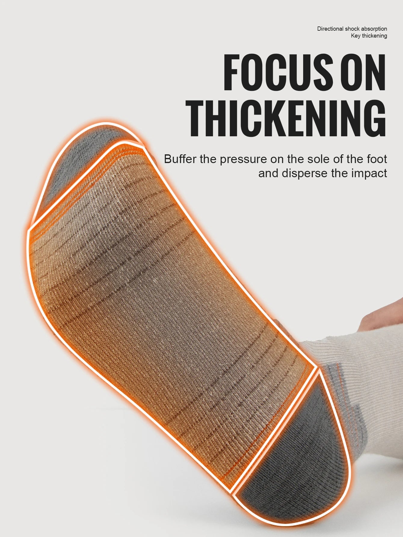 WRELS Mens Merino Hiking Running Soft Lightweight Shock Absorption Damping Mid-Calf Breathable Wool Socks