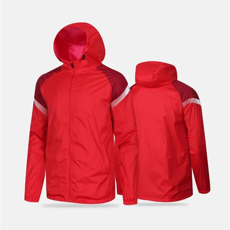 Men's Running And Hiking Gear: Waterproof, Hooded Training Jacket / Rungear