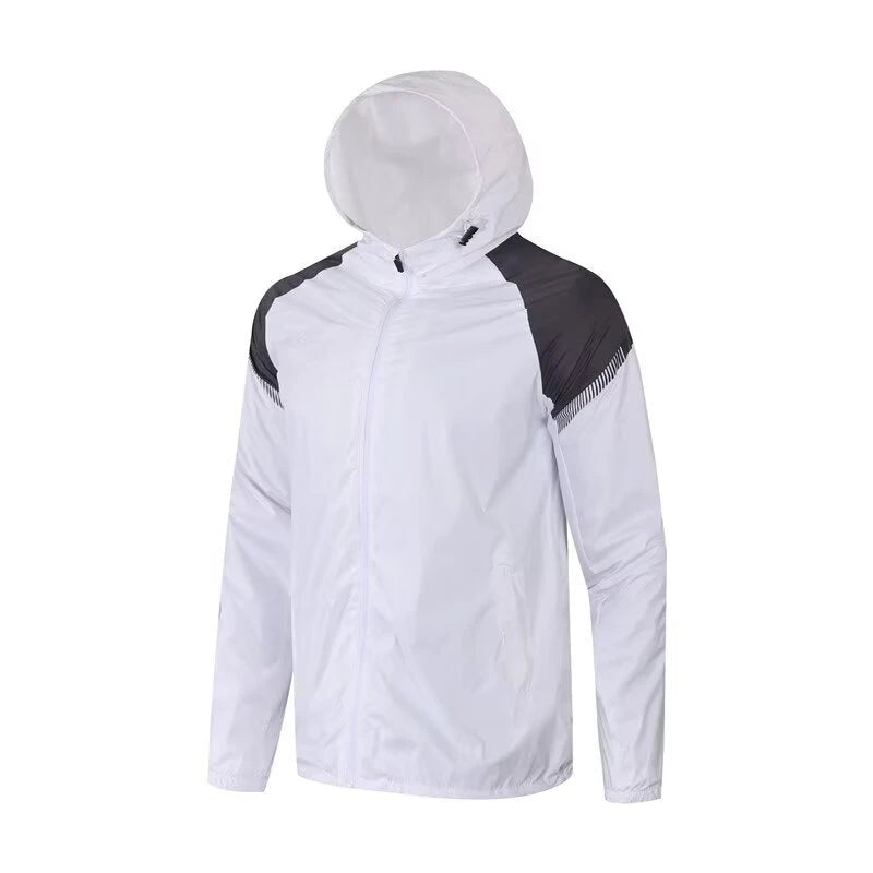 Men's Running And Hiking Gear: Waterproof, Hooded Training Jacket / Rungear