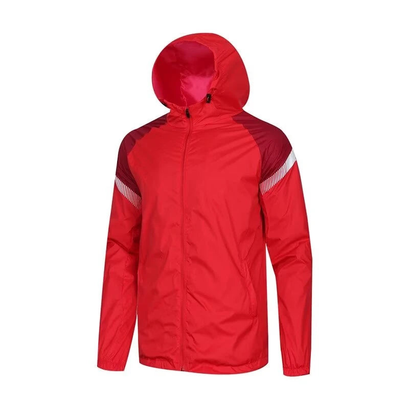 Men's Running And Hiking Gear: Waterproof, Hooded Training Jacket / Rungear