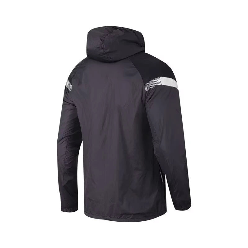 Men's Running And Hiking Gear: Waterproof, Hooded Training Jacket / Rungear