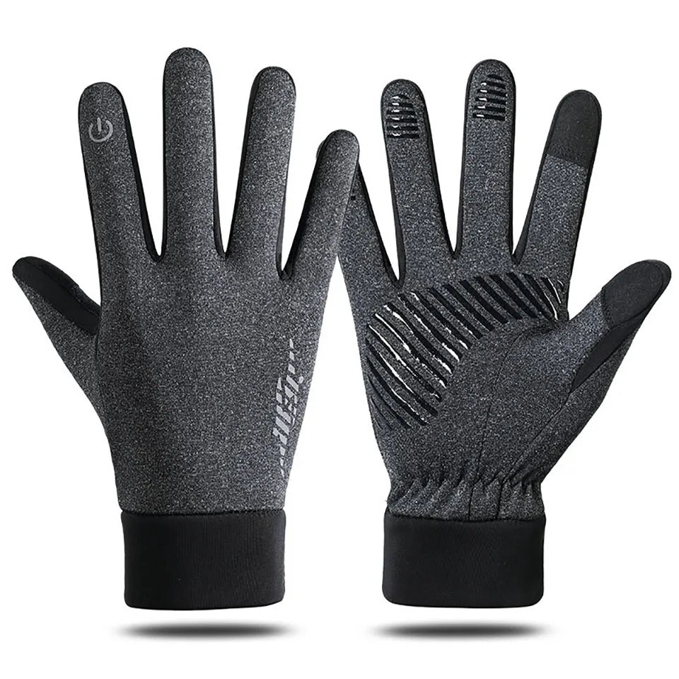 Winter Glove Accessories: LOOGDEEL Unisex Full Finger, Comfortable, Soft Anti-Slip, Wear-Resistant Running Gloves / Rungear