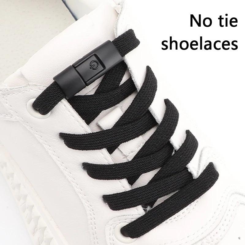 Running Accessories: 2024 New Metal Button Press Buckle, No Tie Sneakers / Rungear