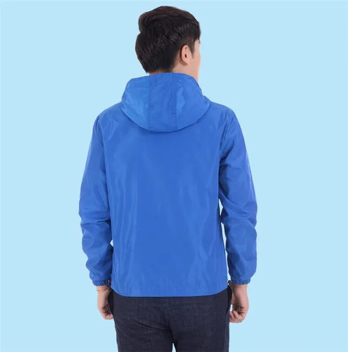 Women's Lightweight Jackets: 2025 Spring, Autumn, Hooded, Casual, Lightweight Windbreaker Jacket 7XL A8 / Rungear