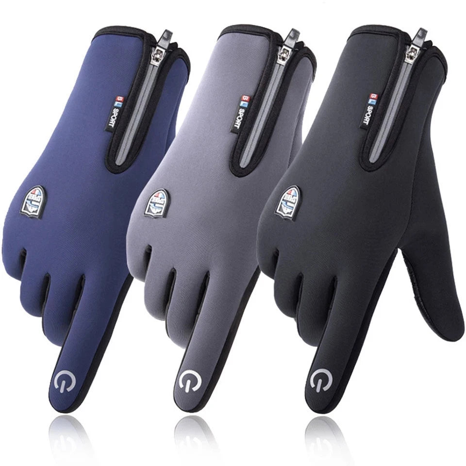 Winter Glove Accessories: LOOGDEEL Unisex Full Finger, Comfortable, Soft Anti-Slip, Wear-Resistant Running Gloves / Rungear