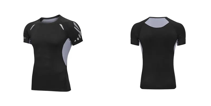 Running Apparel For Men: Short Sleeved, High Quality,  Fitness Sportswear Shirt / Rungear