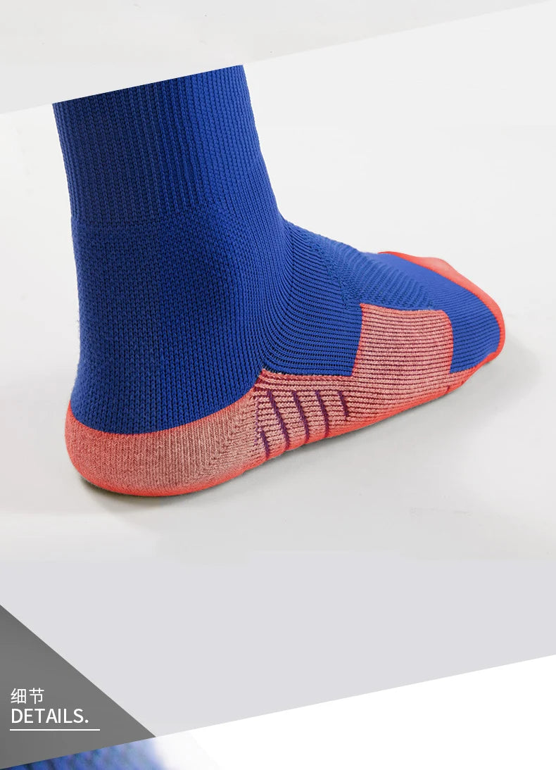Running Sock Gear: KELME Men's Anti-Slip, Breathable, Knee-High Sport Socks K15Z908 / Rungear