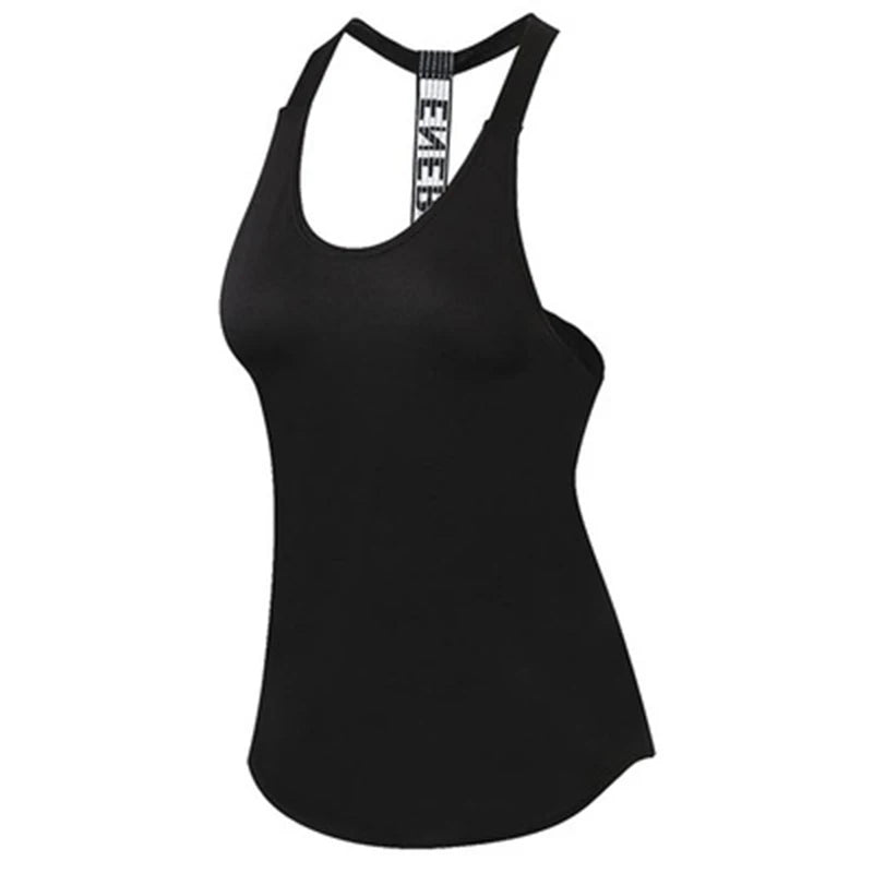 Women's Running Apparel: Quick Drying Backless Sleeveless Sports Gym Tank Top / Rungear