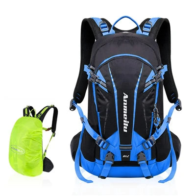 Trail Gear Accessories: 20L Waterproof, Breathable, Lightweight Hydration Backpack With Bladder and Rain Cover / Rungear