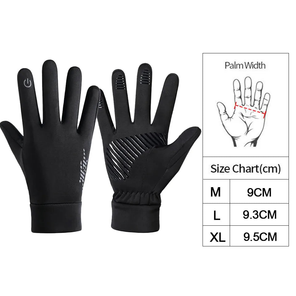 Winter Glove Accessories: LOOGDEEL Unisex Full Finger, Comfortable, Soft Anti-Slip, Wear-Resistant Running Gloves / Rungear