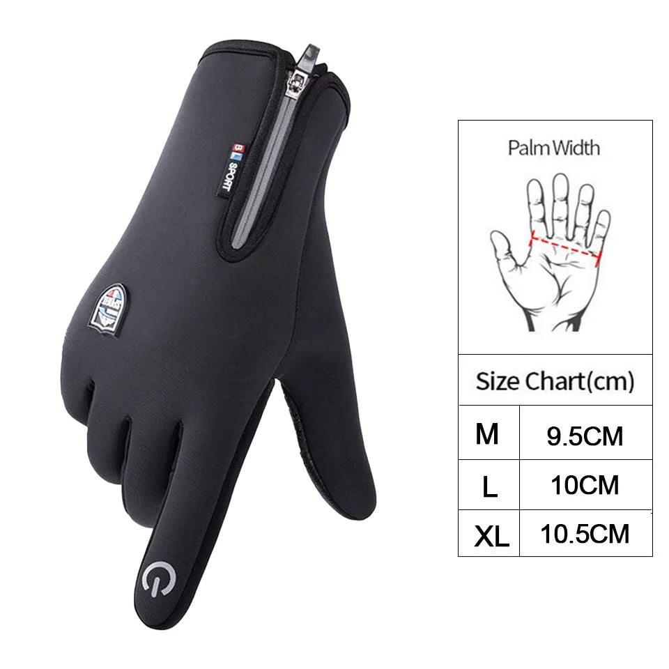 Winter Glove Accessories: LOOGDEEL Unisex Full Finger, Comfortable, Soft Anti-Slip, Wear-Resistant Running Gloves / Rungear