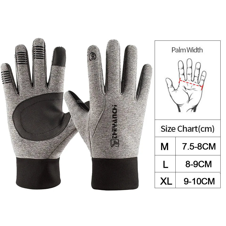 Winter Glove Accessories: LOOGDEEL Unisex Full Finger, Comfortable, Soft Anti-Slip, Wear-Resistant Running Gloves / Rungear