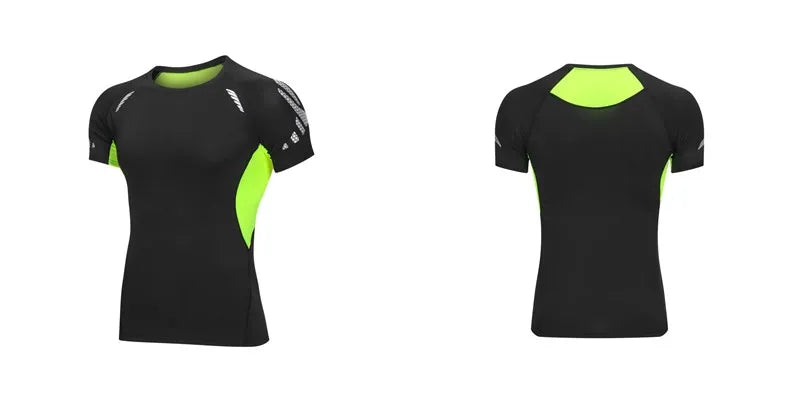 Running Apparel For Men: Short Sleeved, High Quality,  Fitness Sportswear Shirt / Rungear