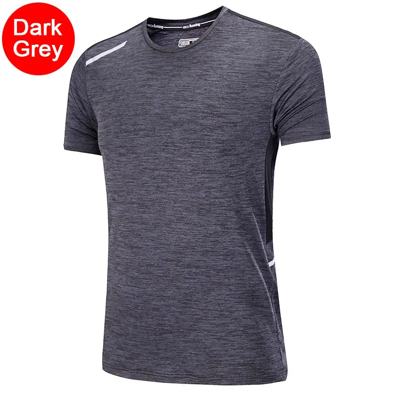 Men's Running Clothing: Quick-Dry, Short Sleeved, Breathable Mesh Training Shirt / Rungear